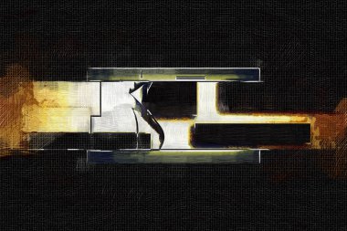 soyut renk tasarımı sanat illüstrasyonu