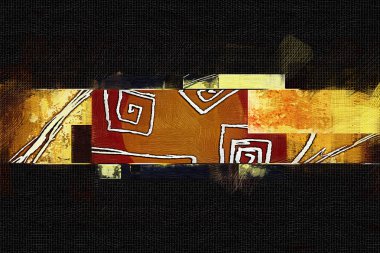 soyut renk tasarımı sanat illüstrasyonu