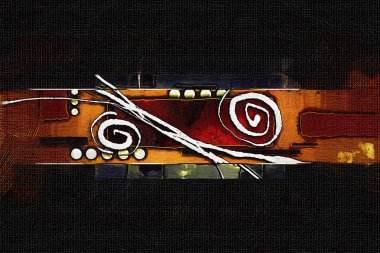 soyut renk tasarımı sanat illüstrasyonu