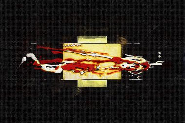 soyut renk tasarımı sanat illüstrasyonu