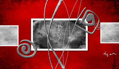 soyut renk tasarımı sanat illüstrasyonu