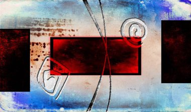 soyut renk tasarımı sanat illüstrasyonu