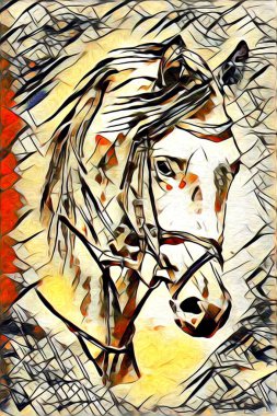 Serbest el at illüstrasyon resim