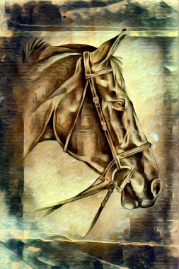 Serbest el at illüstrasyon resim