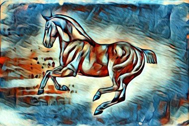 Serbest el at illüstrasyon resim