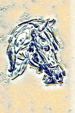 Serbest el at illüstrasyon resim