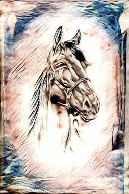 Serbest el at illüstrasyon resim