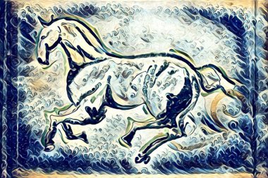 Serbest el at illüstrasyon resim