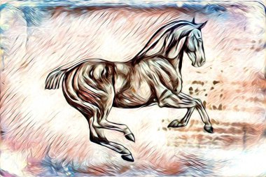 Serbest el at illüstrasyon resim