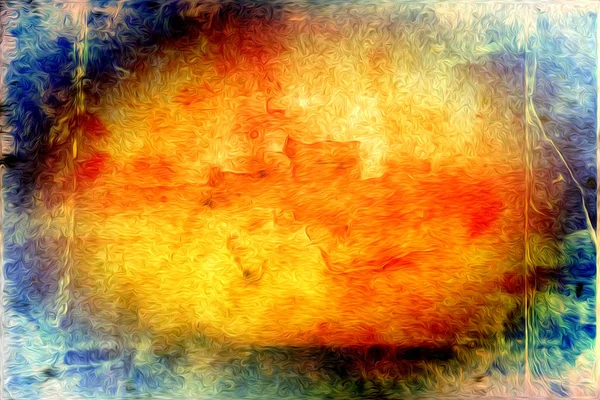 Гранжева текстура фону з олійним живописом — стокове фото