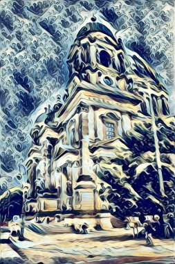 Berlin art vintage illustration