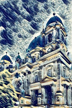 Berlin art vintage illustration