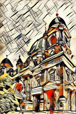 Berlin art vintage illustration