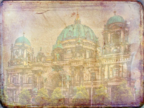 Berlin art texture illustration — Stock Photo, Image