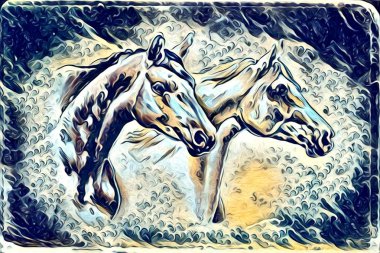 Serbest el at illüstrasyon resim