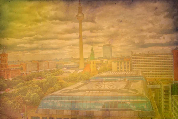 柏林艺术纹理图 — 图库照片