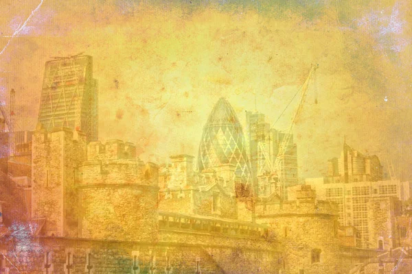 Лондонская текстурная иллюстрация — стоковое фото