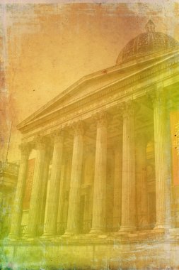 Londra Sanat doku illüstrasyon