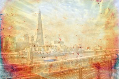 Londra Sanat doku illüstrasyon