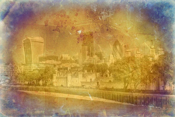 Λονδίνο τέχνης υφή εικονογράφηση — Φωτογραφία Αρχείου