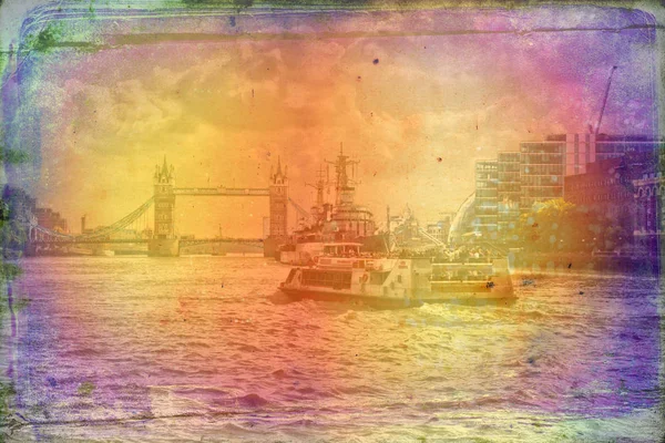 Londra Sanat doku illüstrasyon — Stok fotoğraf