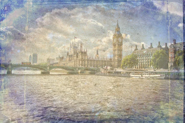 London art texture ilustration — Fotografie, imagine de stoc