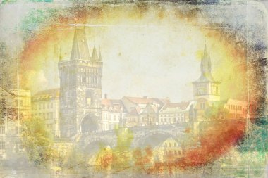 Prag sanat doku illüstrasyon