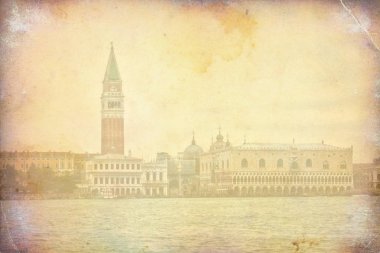 Venedik sanat illüstrasyon doku