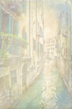 Venedik sanat illüstrasyon doku
