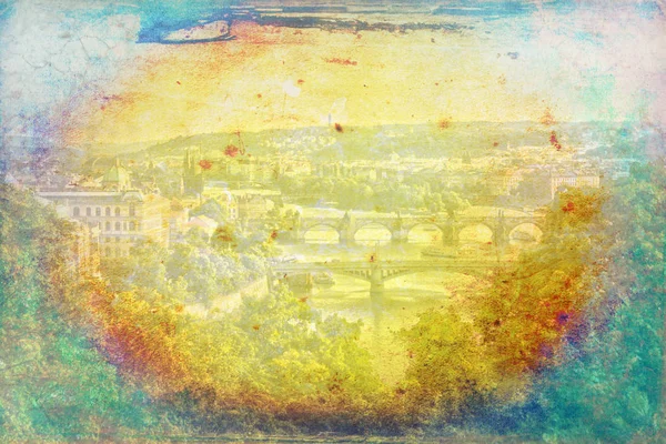 Praga arte texture illustrazione — Foto Stock