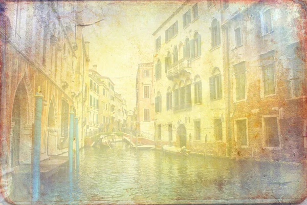 Veneza arte ilustração textura — Fotografia de Stock