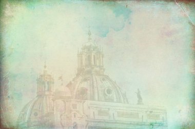 Roma İtalya sanat illüstrasyon doku