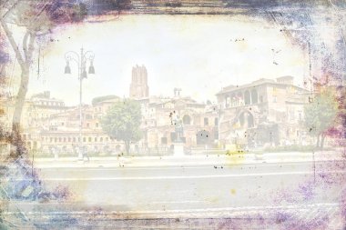 Roma İtalya sanat illüstrasyon doku