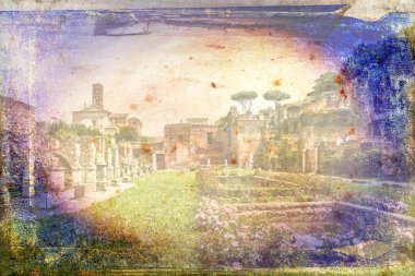 Roma İtalya sanat illüstrasyon doku