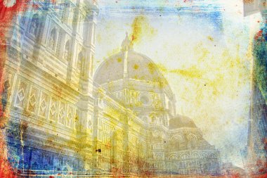 Floransa sanat illüstrasyon doku