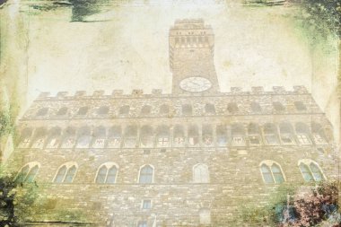 Floransa sanat illüstrasyon doku