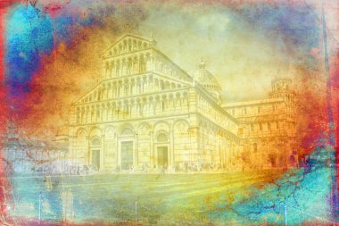 Pisa sanat illüstrasyon doku