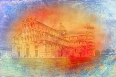 Pisa sanat illüstrasyon doku