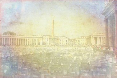 Vatikan sanat illüstrasyon doku