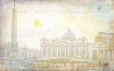 Vatikan sanat illüstrasyon doku