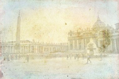 Vatikan sanat illüstrasyon doku