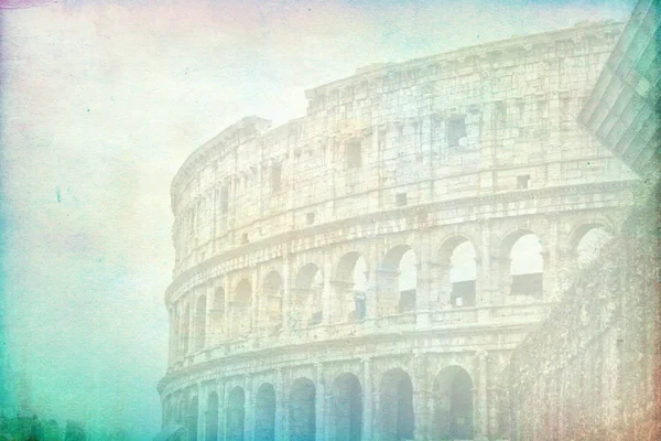 Grote antieke Colosseum illustraties textuur — Stockfoto