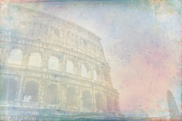 Stor antik Colosseum konstverk textur — Stockfoto