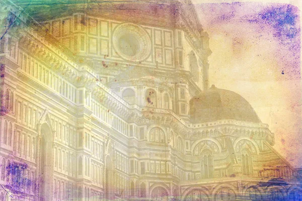 Florence art illustration textur — Stockfoto