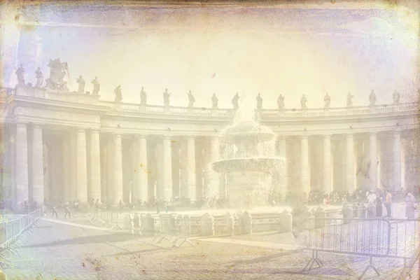 Textura ilustração arte do Vaticano — Fotografia de Stock