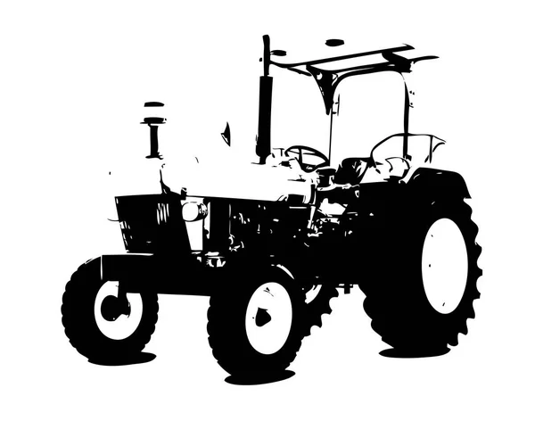 Tractor agrícola ilustración arte — Foto de Stock