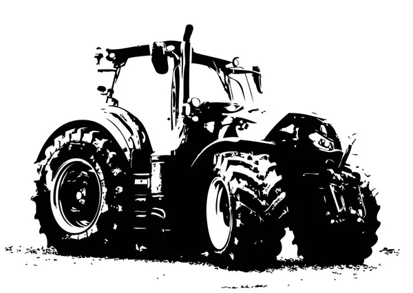 Сельскохозяйственное тракторное искусство — стоковое фото
