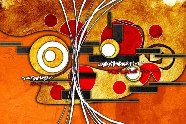 soyut renk tasarımı sanat illüstrasyonu