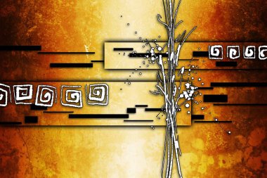 soyut renk tasarımı sanat illüstrasyonu