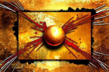 soyut renk tasarımı sanat illüstrasyonu